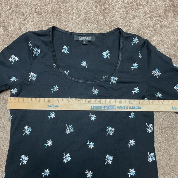 KAREN KANE LONG SLEEVE TOP. SIZE PETITE. LIKE NEW CONDITION. - Picture 5 of 8